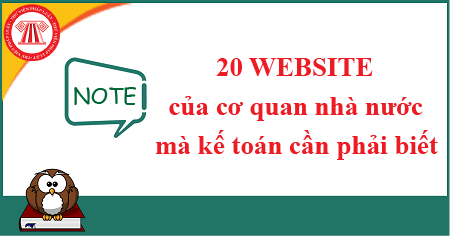 20 website của cơ quan nhà nước mà kế toán cần phải biết